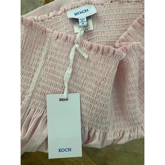 Koch Erica Pink Stripe Skirt Size Medium - Picture 7 of 10